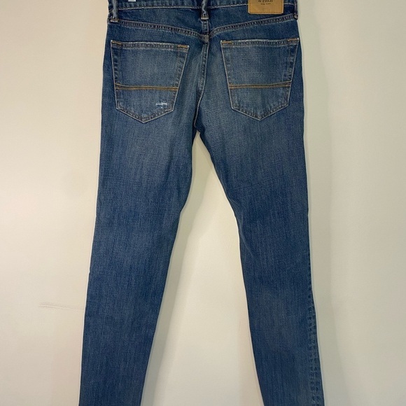 Abercrombie and Fitch Boys Men’s Distressed Super Skinny Jeans Waist 31 Length32 - Picture 7 of 15